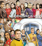 Star Trek & Doctor Who-Friendship is Universal Print