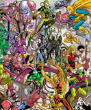 Limited Edition Spider-Man 60th Anniversary Rogues Gallery Print