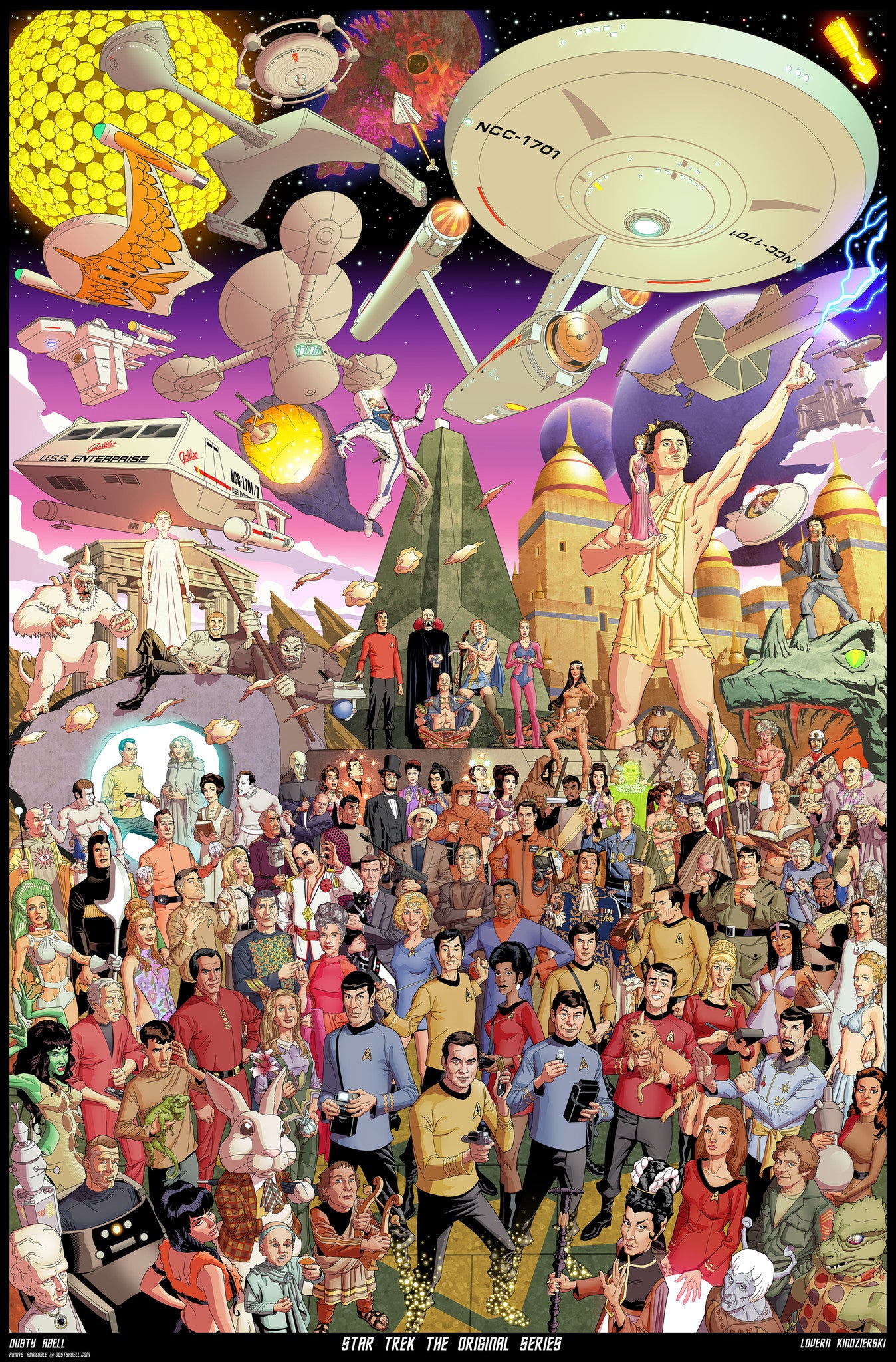 Star Trek The Original Series 50th Anniversary Poster
