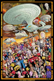 SOLD OUT Star Trek The Next Generation 30th Anniversary Official 3 print set limited edition of 1800 pieces